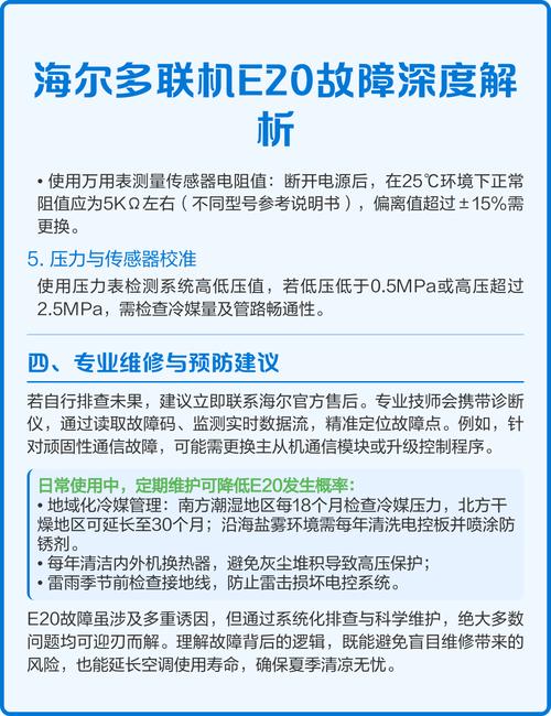 海尔多联机故障编码-第1张图片-索能光电网