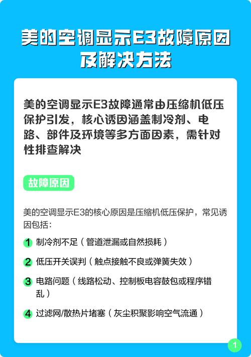 美的空调常见故障有哪些？-第1张图片-索能光电网