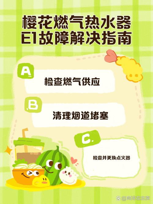 樱花热水器故障怎么办？-第2张图片-索能光电网