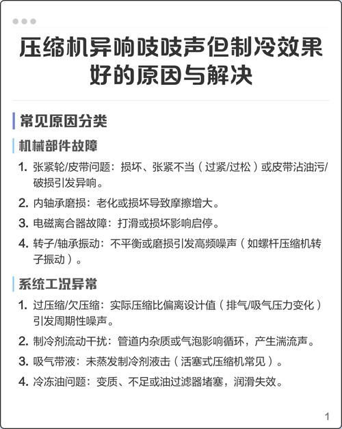 制冷压缩机常见故障有哪些诱因？-第3张图片-索能光电网