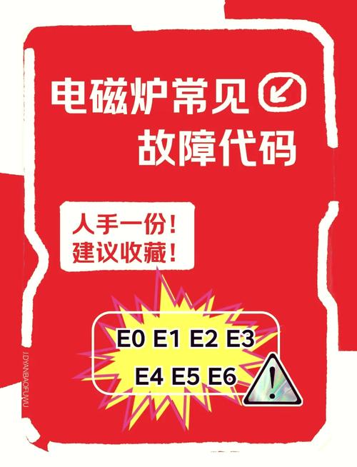 扬子电磁炉故障代码有哪些含义？-第2张图片-索能光电网