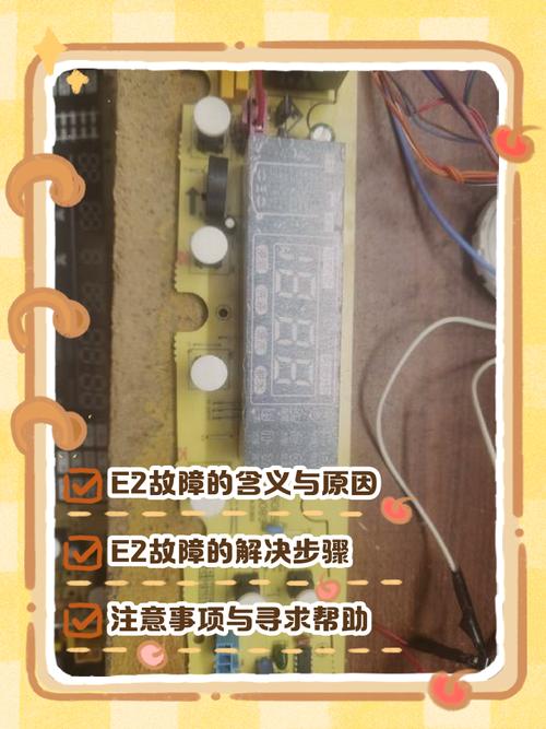 威力洗衣机e2故障怎么解决？-第1张图片-索能光电网